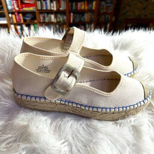 FREE PEOPLE SURFSIDE MARY JANE ESPADRILLE SIZE 39